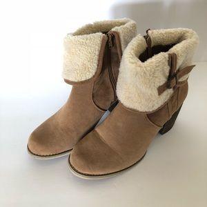 Forever 21 Faux fur boot